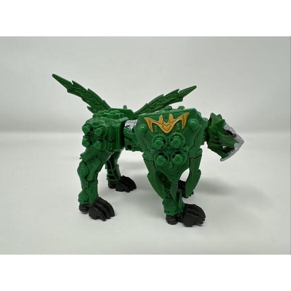 Power Rangers Dino Fury DX Kishiryu TigerLance Megazord BANDAI Ryusoulger Green - Picture 5 of 8